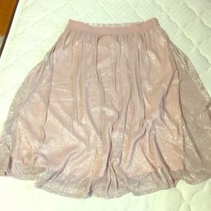 Pink A-Line Skirt